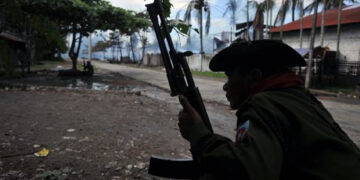 Myanmar Junta Fences Off Rakhine State Capital to Defend Against AA