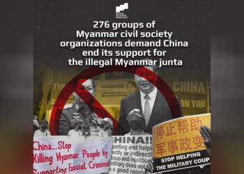 Hundreds of Myanmar Civil Society Groups Demand China Stop Threatening Ethnic Armies