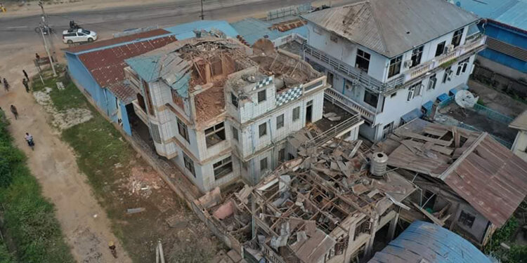 Myanmar Junta Still Bombing Lashio, Says MNDAA