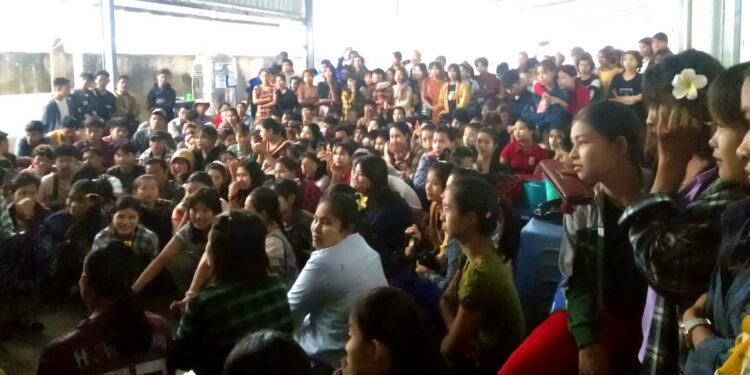 Chinese Factory Calls for Myanmar Junta to Break Strike