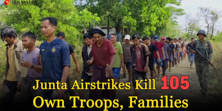 Junta Airstrikes Kill 105 of Its Own Troops and Their Families