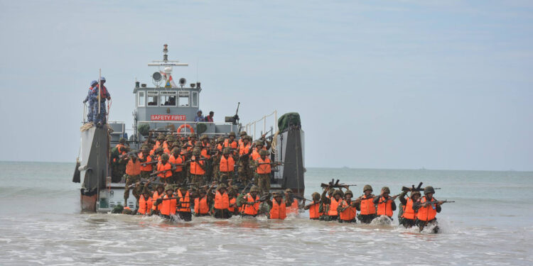 Myanmar Junta Frantically Bolsters Defenses Near Ayeyarwady Beach Town