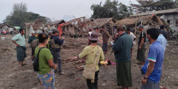 Junta Airstrike Kills Displaced Sagaing Civilians 