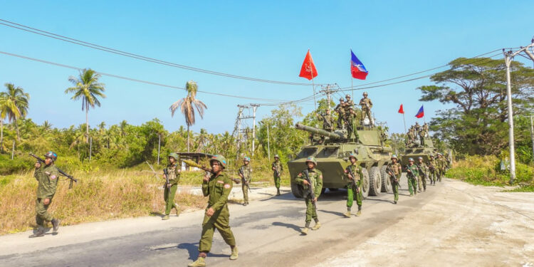 AA Shelling Signals Imminent Assault on Rakhine Capital as Myanmar Junta Digs In