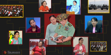 Nine Women Loyalists of Myanmar’s Military Regime