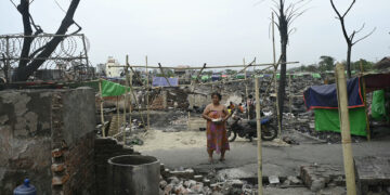 Downpours Drench Homeless Survivors of Myanmar Quake