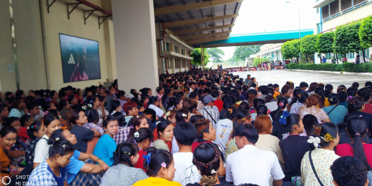Workers at Adidas Factory in Myanmar Strike for Living Wage