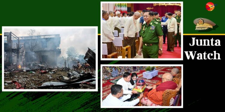 Junta Boss Rebukes Critics as Military Disquiet Grows; Crony Jerry-Builders Told to Repair Naypyitaw; and More