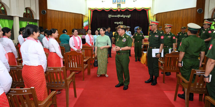 Junta Boss Hits Campaign Trail in Pursuit of Myanmar Presidency 