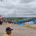 Passenger Bus Swept Away by Floods in Mandalay