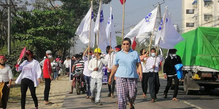 Myanmar Trade Union Founder Arrested