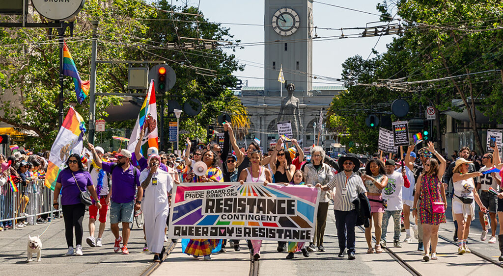 The San Francisco Pride Board of Directors contingent
