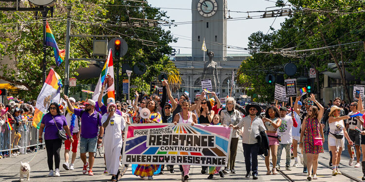 The San Francisco Pride Board of Directors contingent