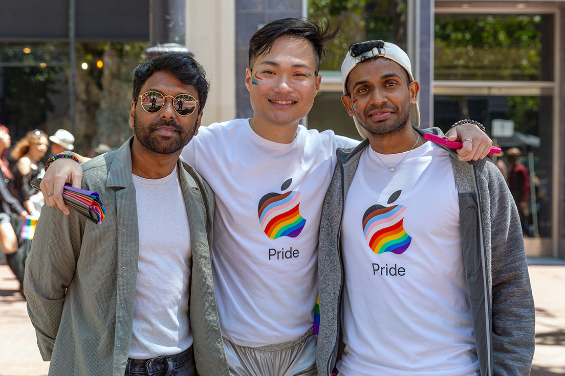 Three Apple Computer employees