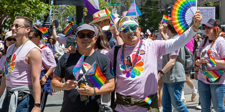 Two participants from the University of California San Francisco contingent