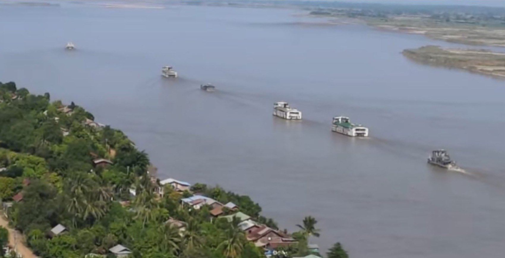 Myanmar Junta Airstrikes Protecting Irrawaddy Flotilla Kill 20
