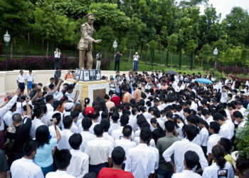 Statues of Gen Aung San Disappear as Myanmar Junta Gears for Election