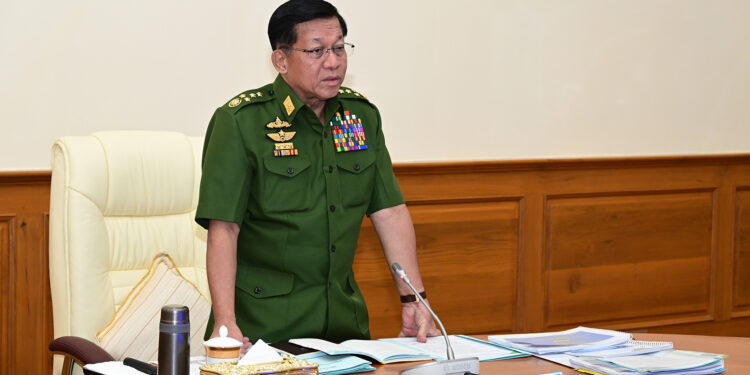 Myanmar Junta Chief Vows December Election ‘No Matter What’ Despite War