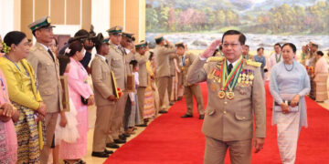 Myanmar Junta Boss Touts Global Ambition for Military Dubbed ‘Fascist Army’ at Home